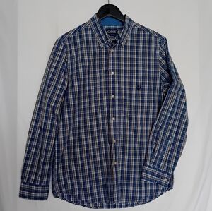 Vintage Chaps Ralph Lauren Checkered Men's Shirt With Crest